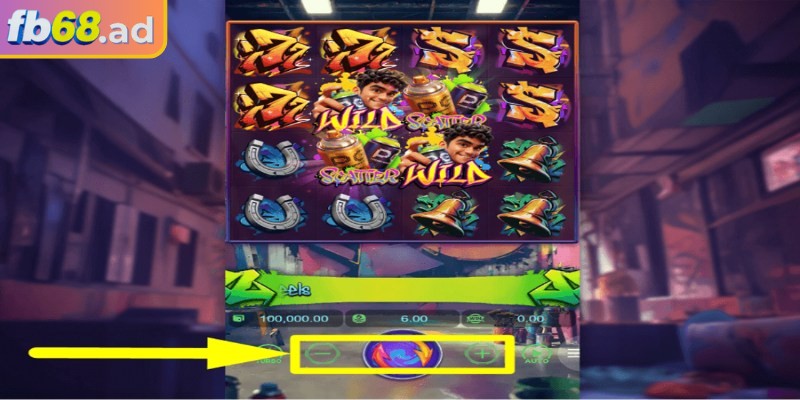 Graffiti Rush FB68 – Khi nghệ thuật bùng nổ trên vòng quay 2 Biểu tượng nổi bật vô cùng hấp dẫn